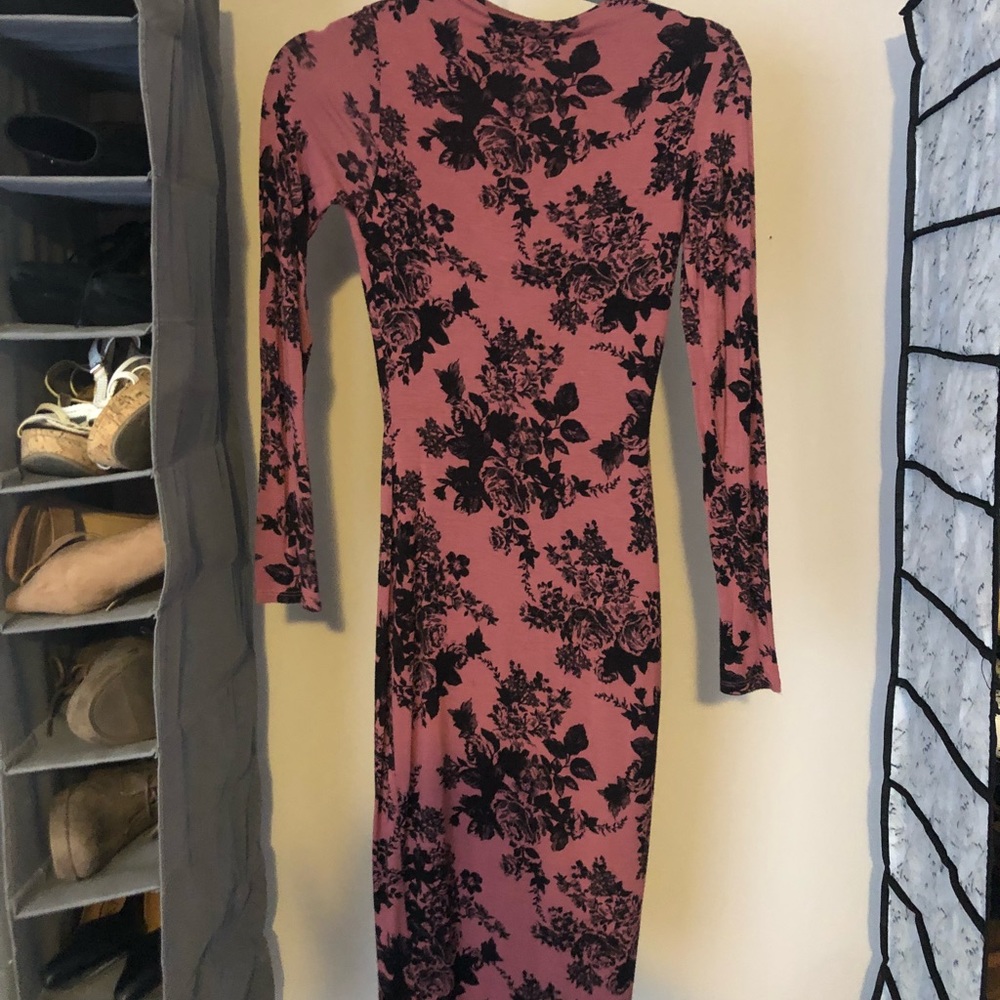 Long Sleeve Floral Dress